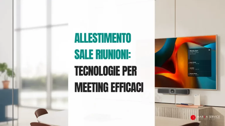 Allestimento Sale Riunioni Tecnologie per Meeting Efficaci - Marka Service